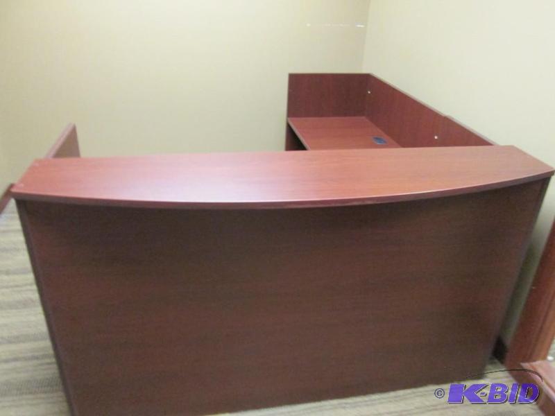 Cherry Wooden Reception Desk September Office Desks And Filing