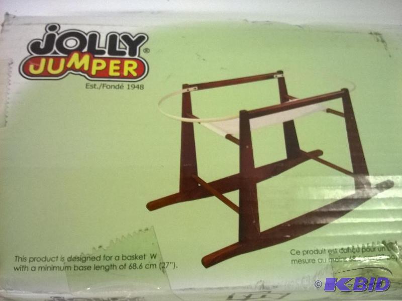 Rocking Wooden Moses Basket Stand, Jolly Jumper 258