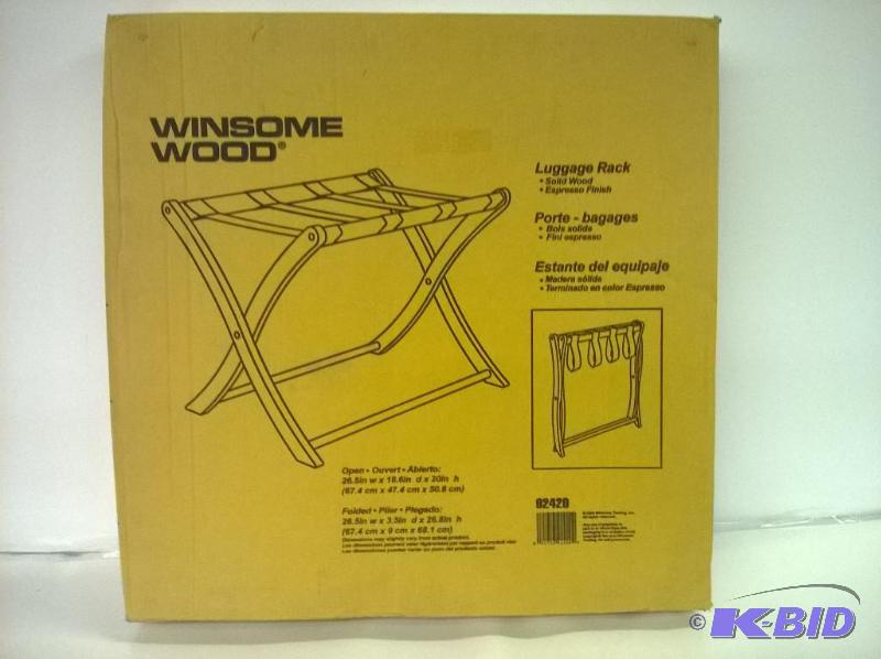 Winsome Wood 92420 Regalia Luggage Rack
