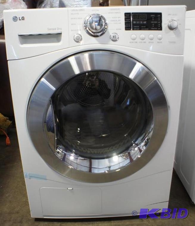 New LG Dryer (DLEC855W) front-loading electri...