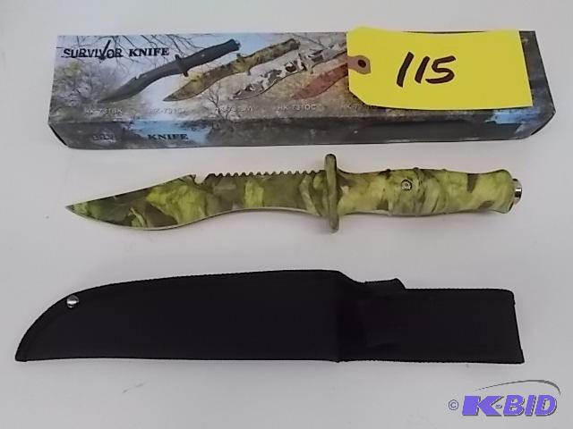 lot 115 image: Survivor HK-731CA Hunting Knife, New...