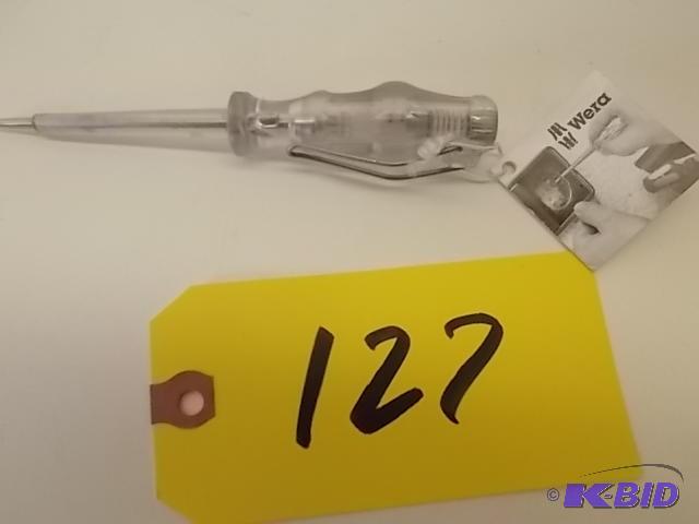 lot 127 image: Wera Voltage Tester, 80-250 VAC, 50-500 Hz, N...