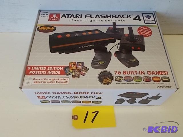 lot 17 image: Atari Flashback 4 Classic Game Console, Works...