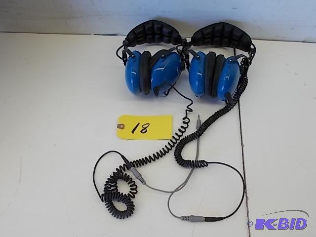 lot 18 image: (2) Fan Scan Headphones, Hooked In Unison...
