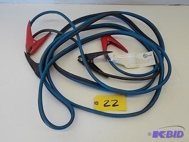 lot 22 image: 20 Heavy Duty Jumper Cables...