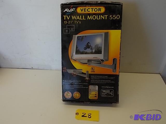lot 28 image: AVF Vector TV Wall Mount 550 For 13"-21&...