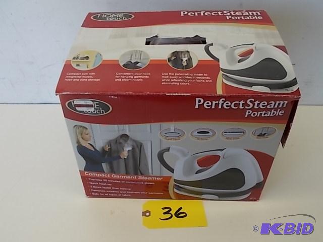 lot 36 image: Home Touch Perfect Steam Portable Compact Gar...