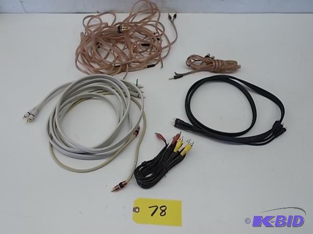 lot 78 image: Asstd Video Cables...