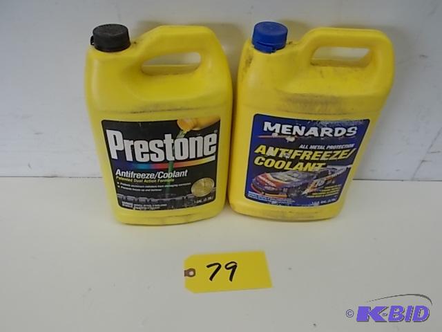 lot 79 image: (2) Gallons Antifreeze, Unopened...