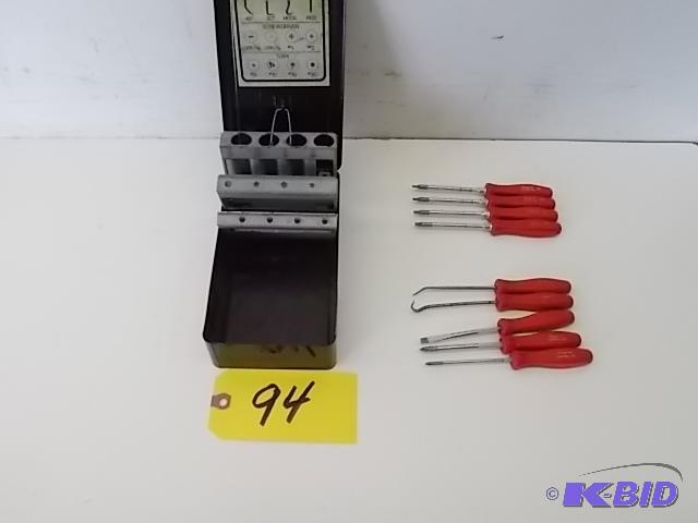 lot 94 image: Snap On Mini Combo Kit, 9 Pc. Torx, Picks, &a...