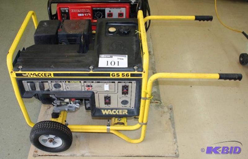 lot 101 image: Wacker 5600W&nbspCommercial Grade Portable G...