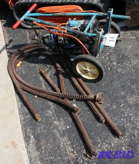 lot 109 image: Electric Sewer Snake Powerhead&nbspwith 140...