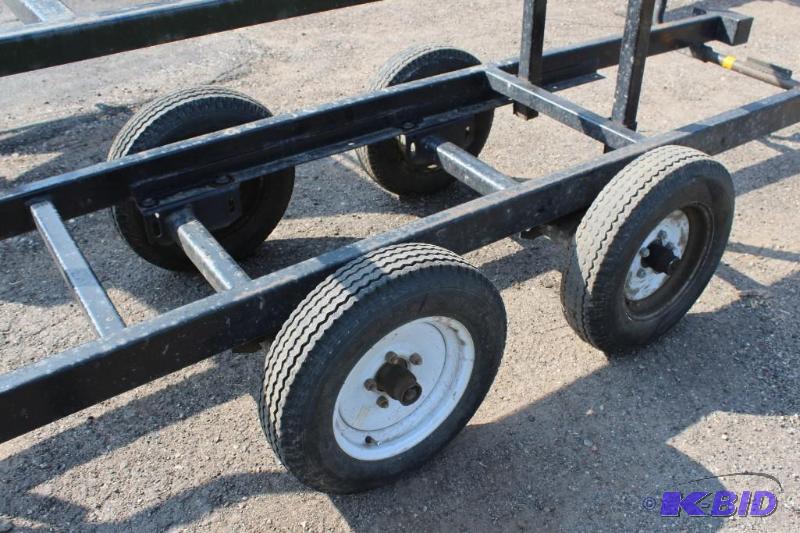 1998 Triton Pontoon Trailer, Scissor Lift Sty... Lake