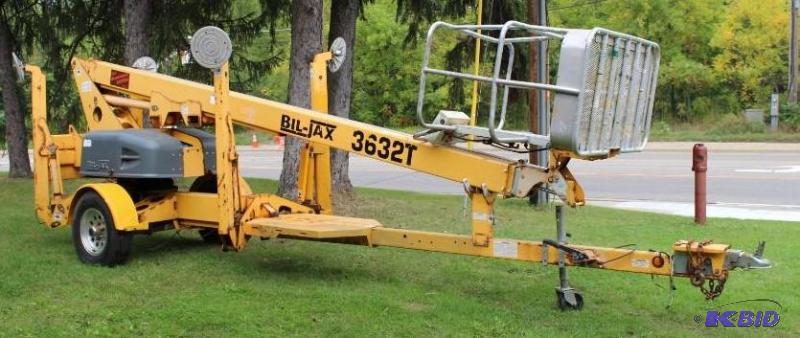 lot 75 image: Bil-Jax 42 3632T&nbspStraight Boom Towable ...