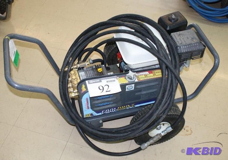 lot 92 image: Cool Drive Pressure Washer, Honda GX 200 Engi...