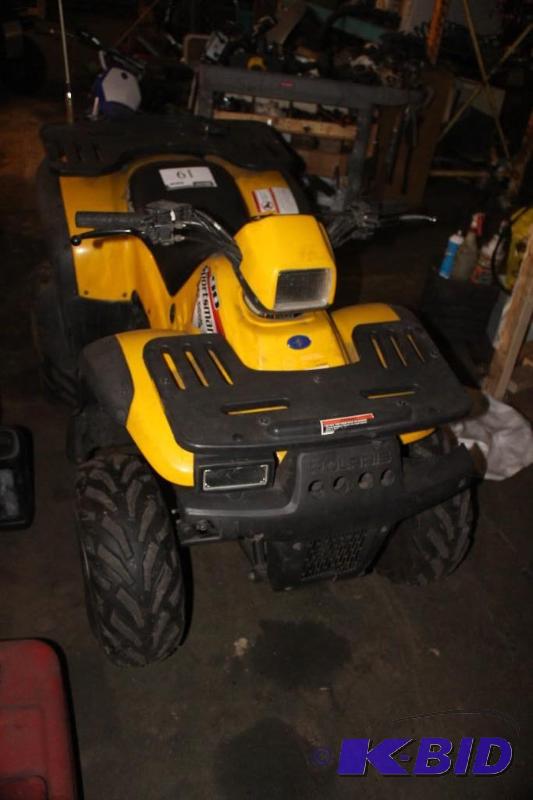 lot 19 image: 2002 Polaris Sportsman 90 Youth 4-WheelerATV...