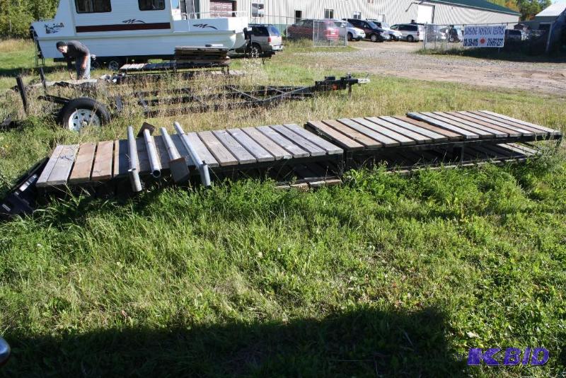 lot 201 image: Roll IN Brand dock, Complete 32 Foot Dock. &n...