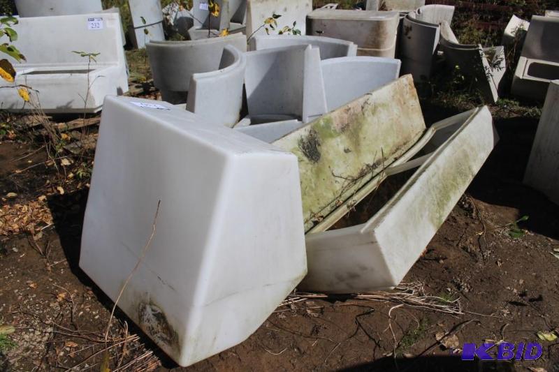 lot 230 image: Lot of (7) Including Miscellaneous plastic b...