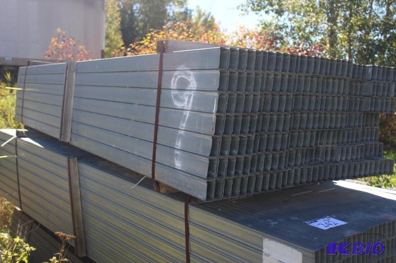 lot 241 image: Bundle Lot of Galvanized Steel 5" x 120...
