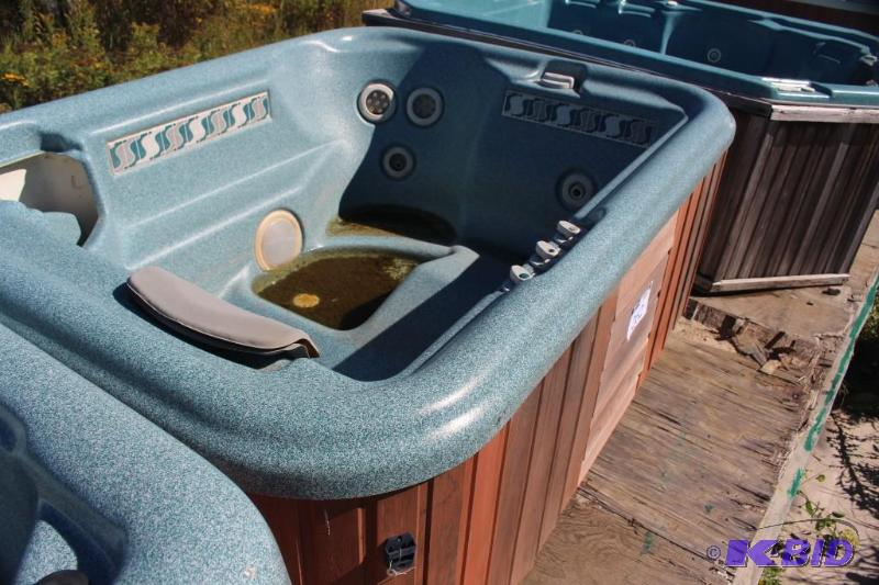 lot 262 image: HotSpring Hot Tub 4-Seater Digital Display...