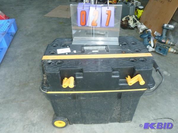 lot 27 image: Tuff mate utility work bench and box. Portabl...