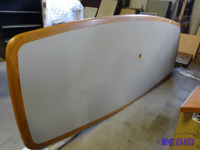 Large conference table. 3 steel legs. 120 x 4...