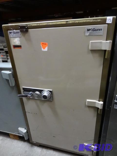 McGunn safe company. 30 x 26 x 54 safe. Has c...