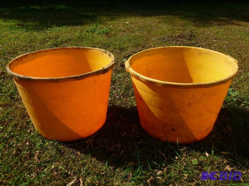 lot 52 image: Lot of two large heavy gage plastic yard work...
