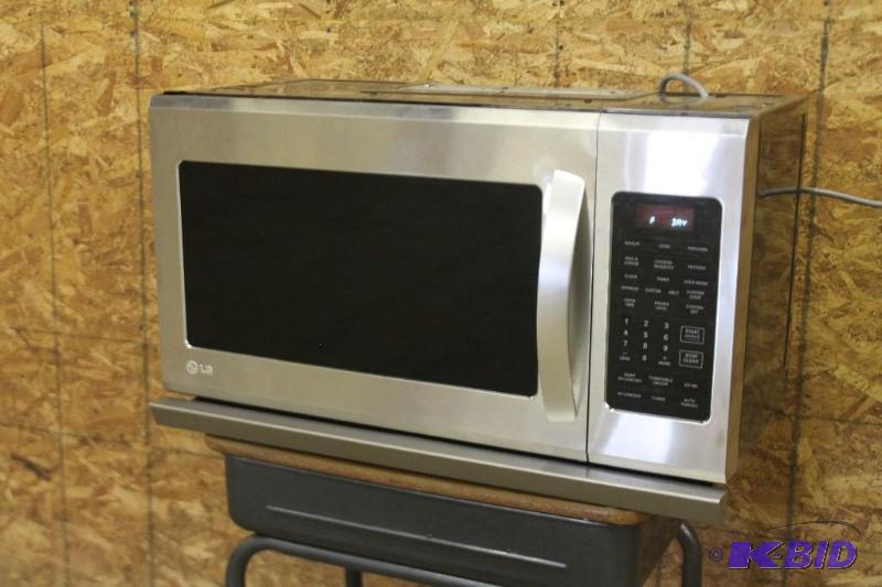 NEW LG 2.0 CU. FT. OVER THE RANGE MICROWAVE OVEN WITH EXTENDA VENT
