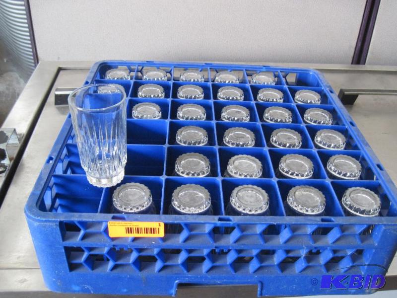 Juice Glasses In Rack 30 Glass- Juice Glasses...