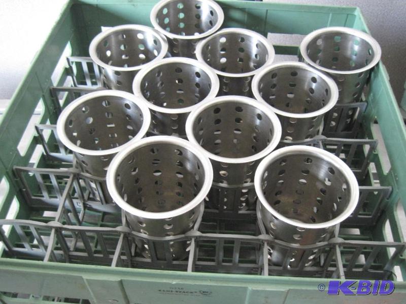 SS Utensil Holders with Rack, 11 Holders...