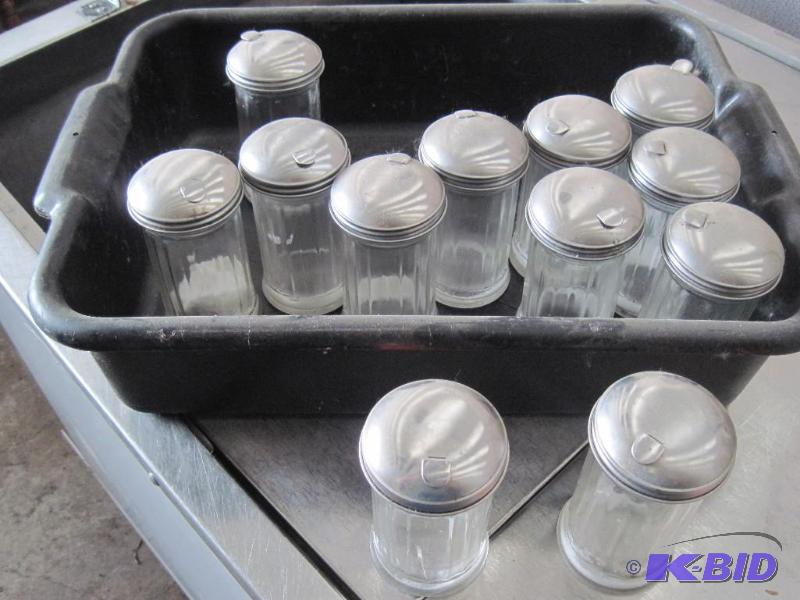 Sugar Dispensers (Glass), 12 dispensers...