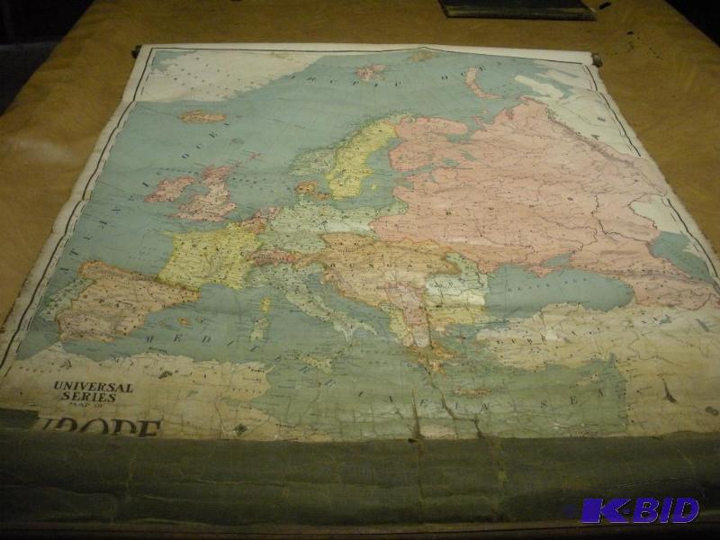 lot 004 image: Pre World War I Map of Europe