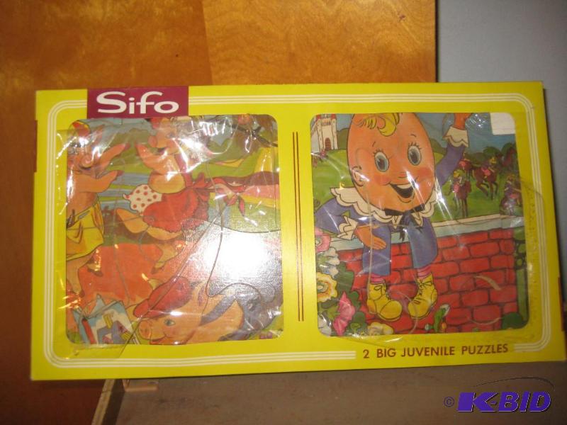 lot 061 image: Vintage Sifo 2 Big Juvenile Puzzles