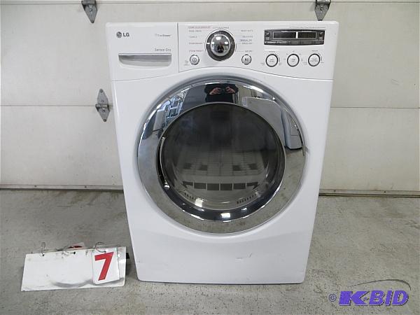 New LG Steam Dryer Series DLEX2650W&nbspWhit...