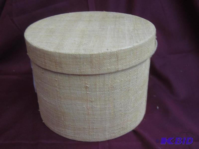 Burlap coated box