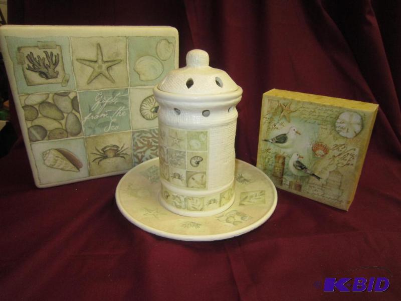 Seagulls, shell designs