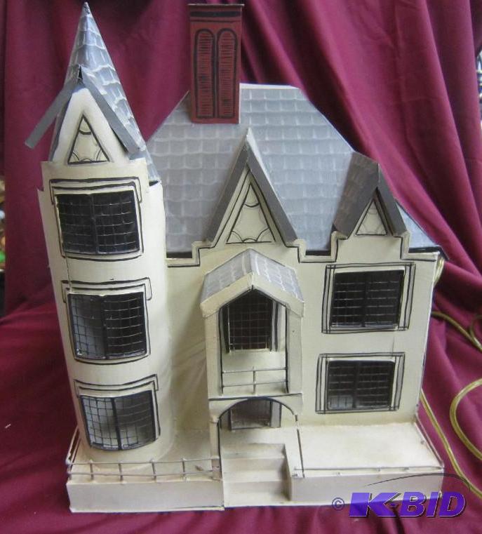 Metal Lighted House