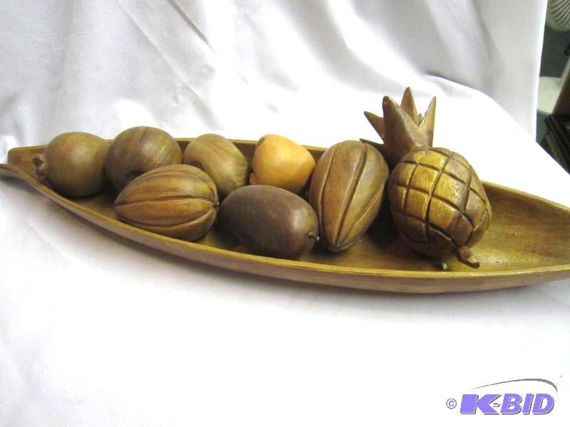 Wood Fruit and tray