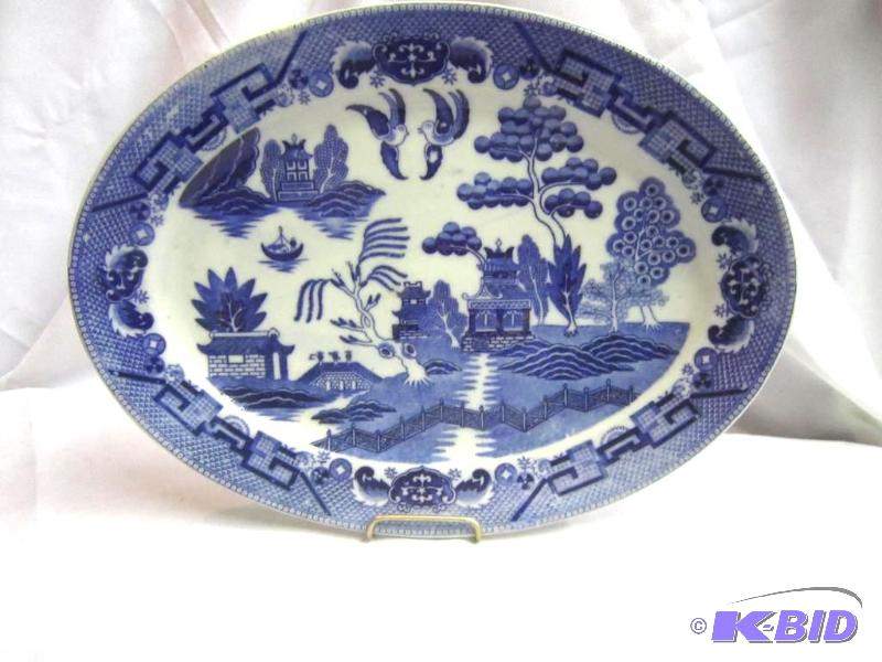 Blue Willow oval Platter