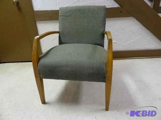 Quality occasional chair with solid wood fram...
