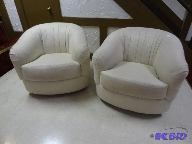 2 large tub chairs. By Precedent for Sherrill...