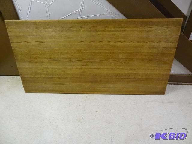 Solid oak table top. Butcher block. Plank woo...