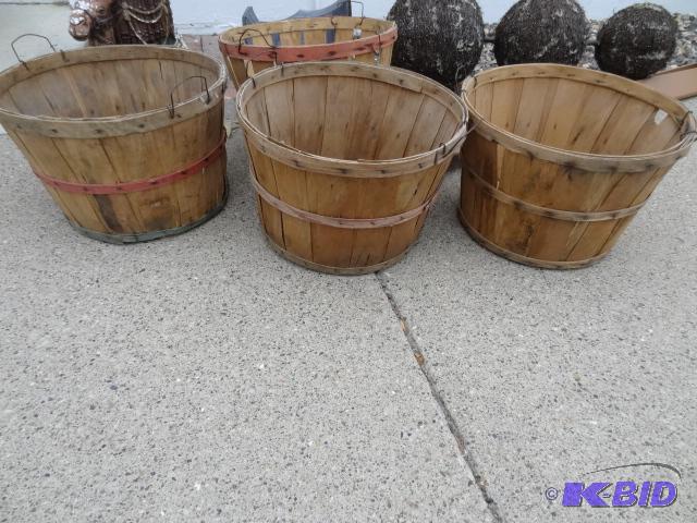 4 bushel baskets as is. 18 x 12...