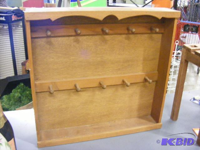 Wooden Display rack, approx. 23 wide x 22...