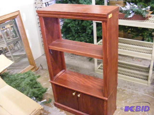 Bookcase 28.5 wide, 12 deep x 49 tall. ...