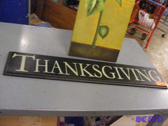 wood Thanksgiving Sign...