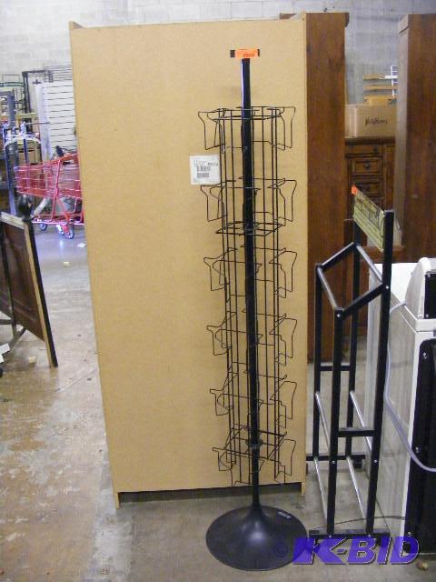ONE black Brochure rotating rack, 5.5 tall...