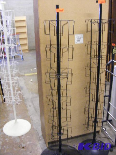 ONE black Brochure rotating rack, 5.5 tall...