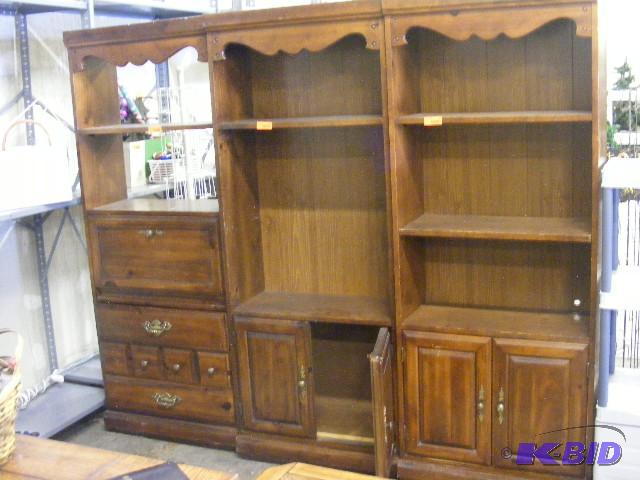 Bookcase section, section on the left with th...